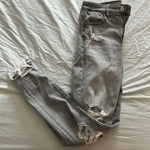 American eagle super high rise jeggings